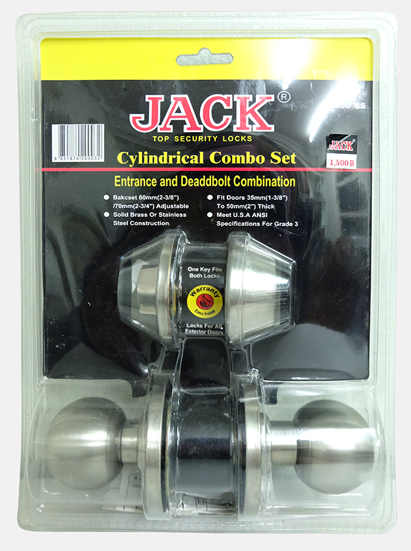 ลูกบิดประตู Jack / Cylindrical Combo Set
